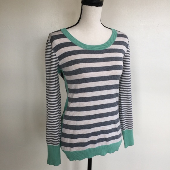 Stitch Fix O+O Maryann Striped Pullover - Picture 2 of 5